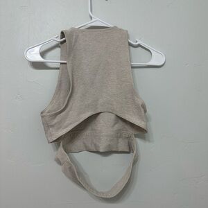Outdoor Voices Beige Athletic Tank Top